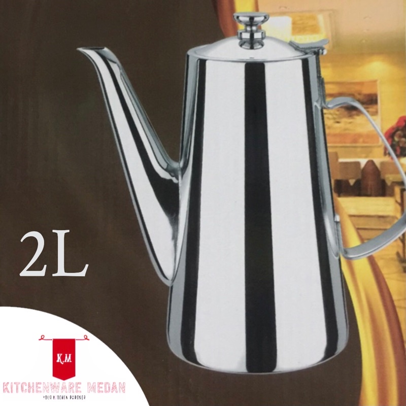 Teko stainless 2L Golden Horse