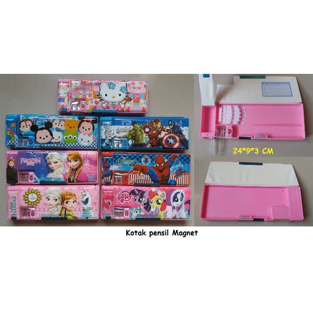

KOTAK PENSIL KARAKTER / KOTAK PENSIL MAGNET / TEMPAT PENSIL