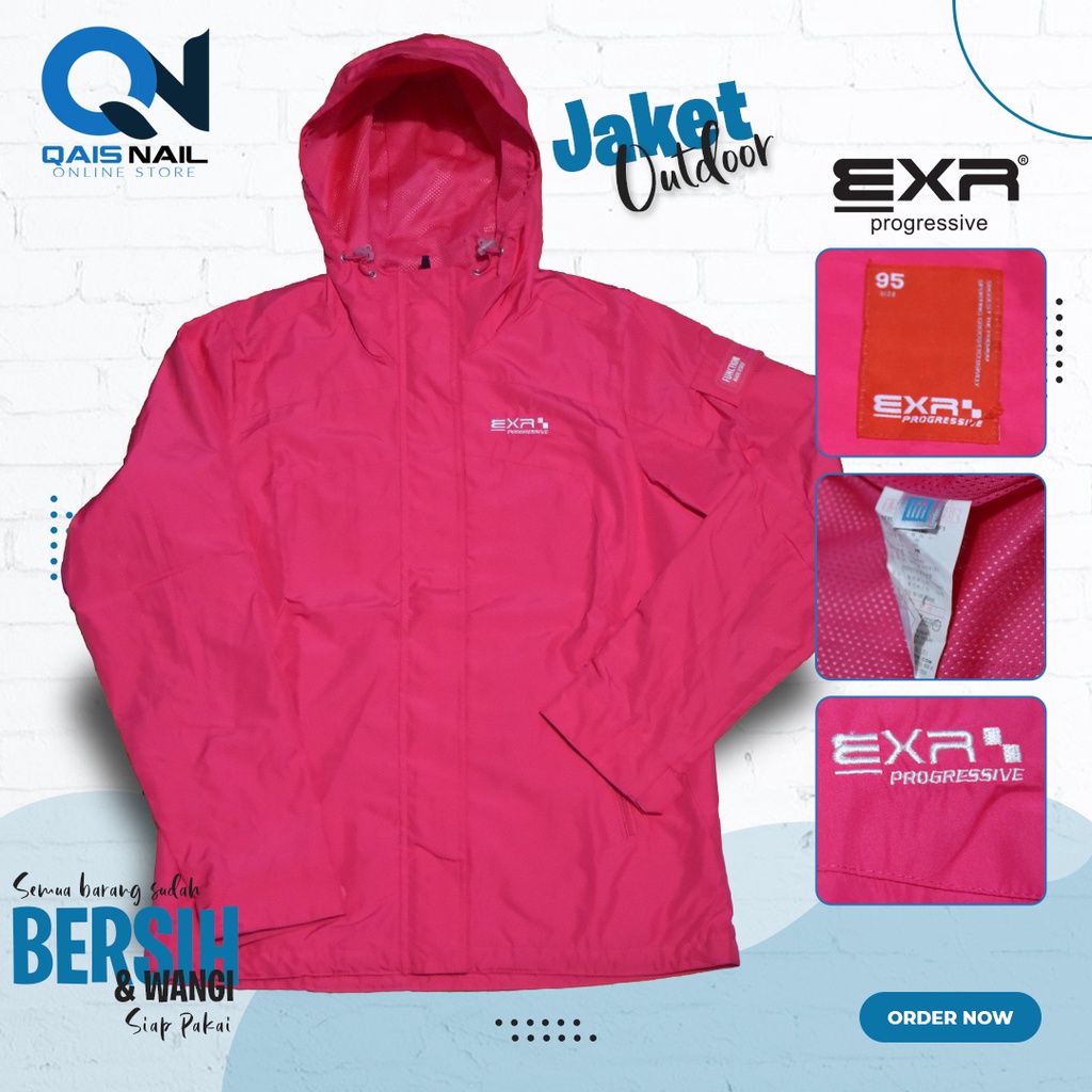 JAKET OUTDOOR EXR PROGRESSIVE original | Jaket Gunung Wanita (second/preloved)