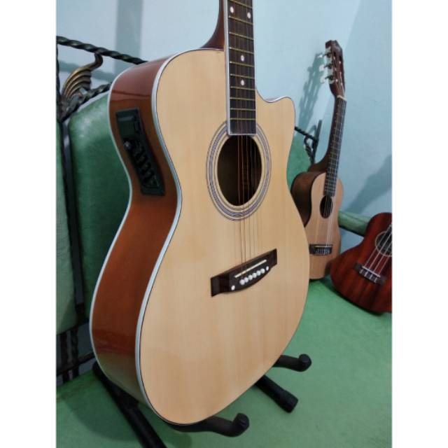 Gitar Akustik Elektrik Merk Lakewood Natural Trusrod Sunaky Equalizer Eq7545 Murah Jakarta