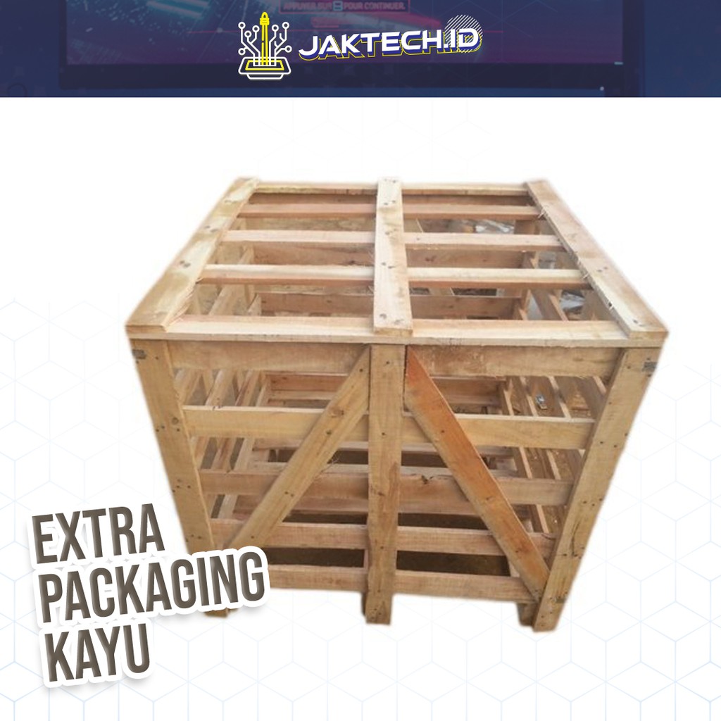 Extra Packaging Kayu Jaktech.id