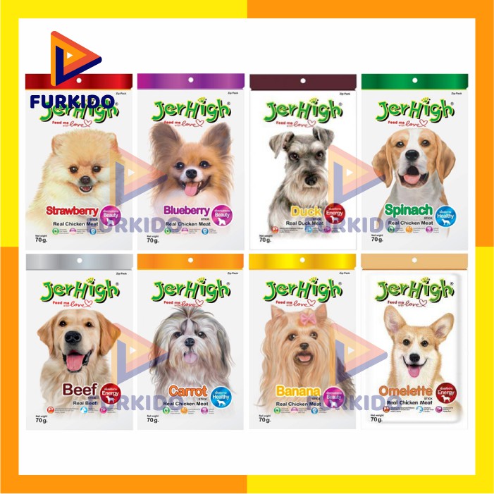 Jerhigh Snack anjing 70 gram / Dog Treats