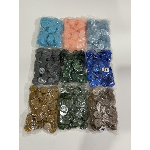 Kancing Jas 2 Cm | Kancing Plastik 2 Cm | Kancing Blazer | Kancing Baju | COD