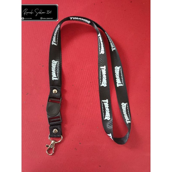 

lanyard THRASHER MAGAZINE / lanyard distro gantungan kunci name tag id card kartu nama / tali lanyard gantungan leher