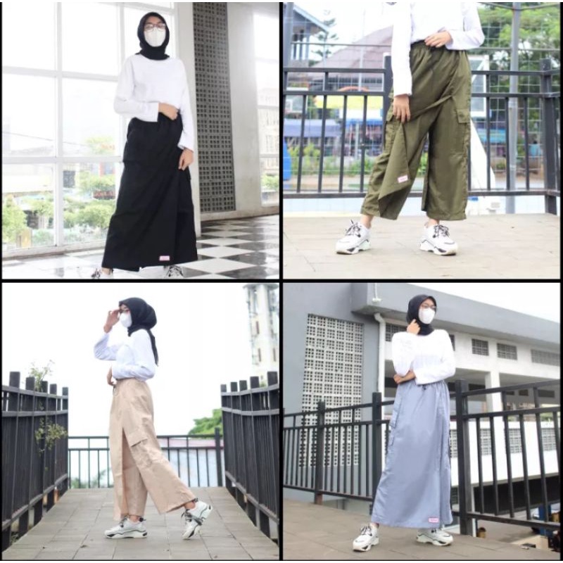 Rokcelana wanita muslimah - Rok training - Rok olahraga - Rok hiking