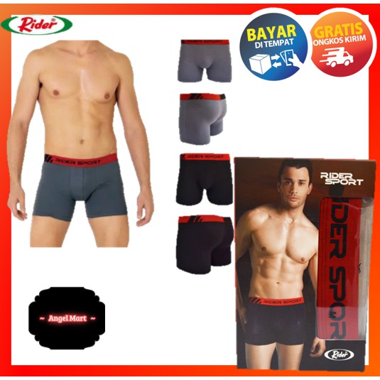 Boxer Rider Sport 763B | Boxer Pria Rider | Celana Dalam Rider Sport | Celana Dalam Jakarta