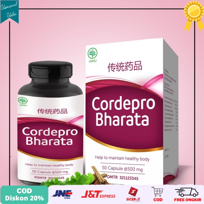 

❤COD❤ Cordepro Bharata Original - Garansi 100% Asli