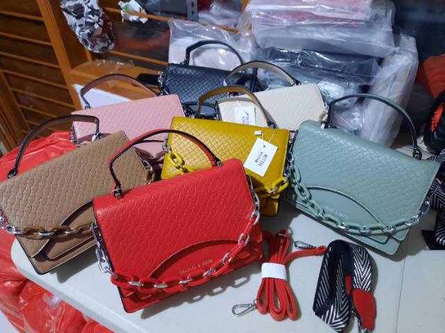 Tas fashion ck M6004  3 tali 6054 anyam kulit dove handbags selempang