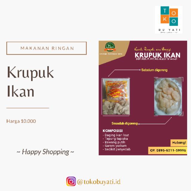 

[RECOMMENDED] KRUPUK IKAN