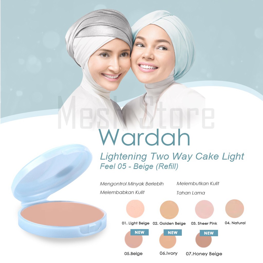 Wardah Refill Lightening Two Way Cake Light Feel ( REFILL )