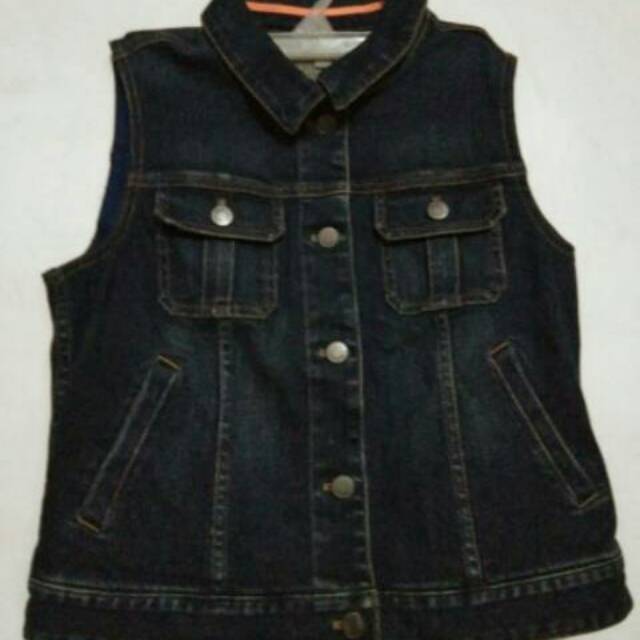 Rompi Vest Jeans Denim wanita women J.jillOriginal