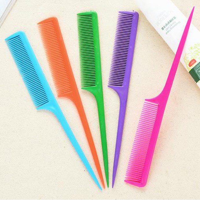 ✅ COD KUMA Sisir Sasak Plastik Polos Warna Warni Sederhana Sisir Rambut 4.7