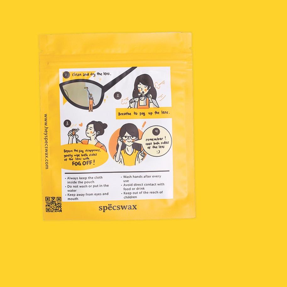 ♠ Fog Off - Anti Fog Microfiber Cloth ♞