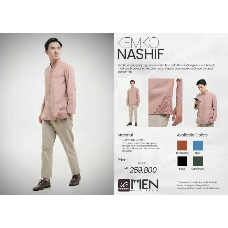 Kemko Nashif Rabbani - Baju Koko Rabbani - Kemeja Koko Nashif Rabbani - Kemeja Koko Rabbani Lenga Pa