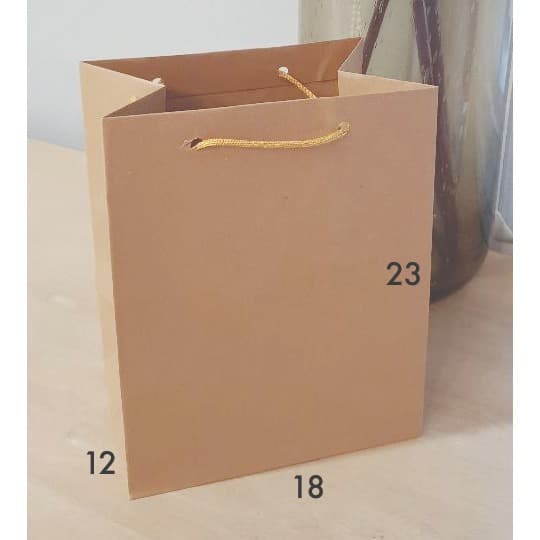 

SALE paper bag paperbag tas kertas polos coklat kraft souvenir goodie bag