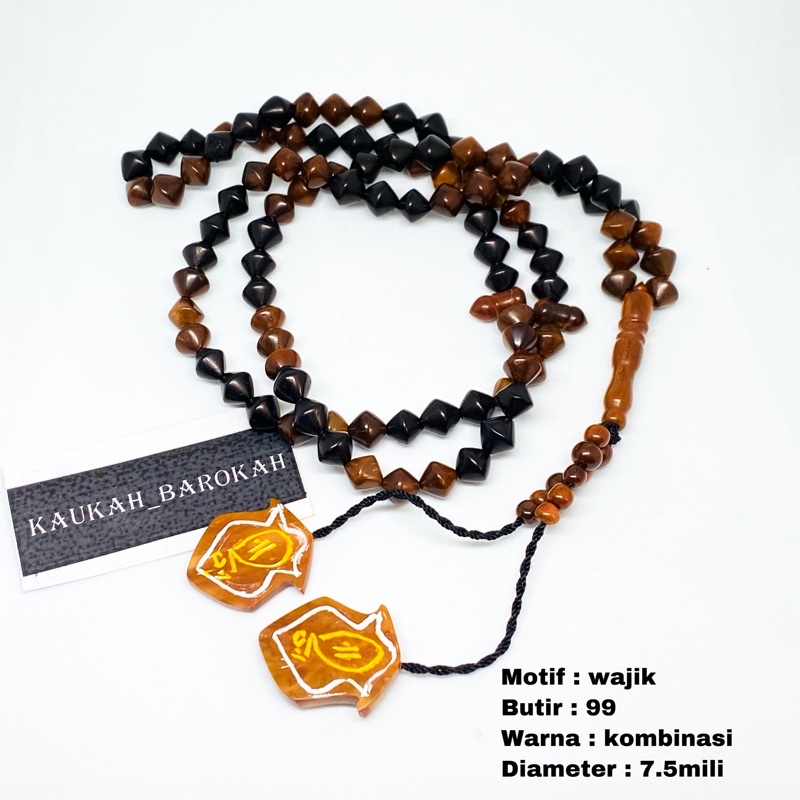 TASBIH WAJIK WARNA KOMBINASI