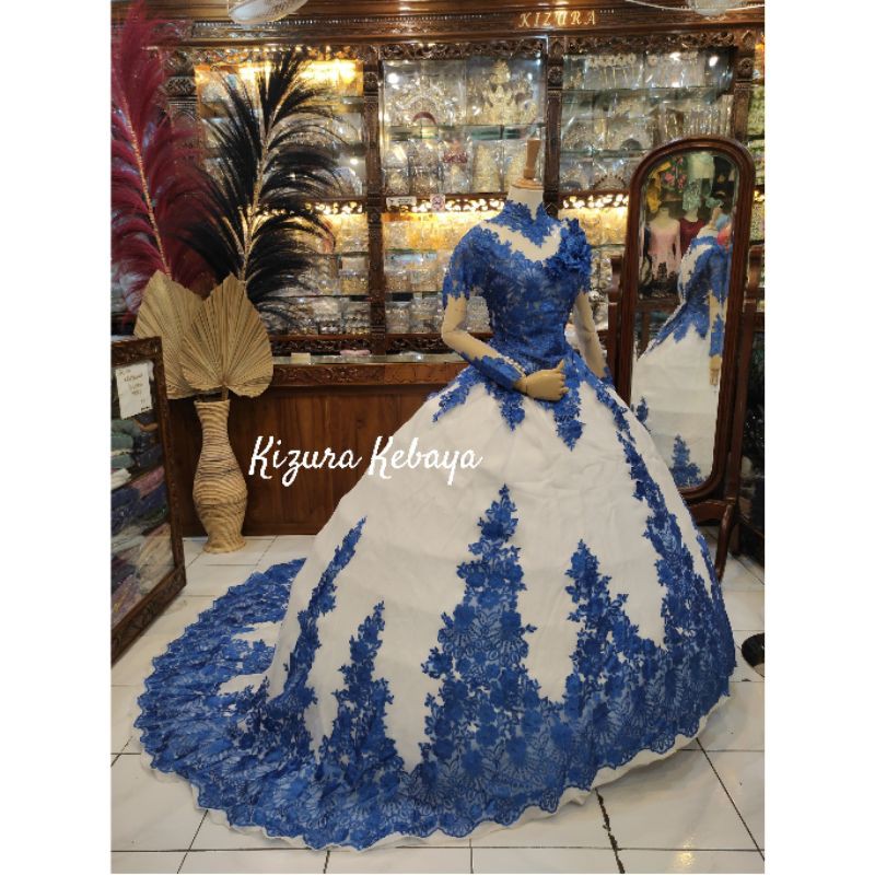 Gaun Pengantin organza