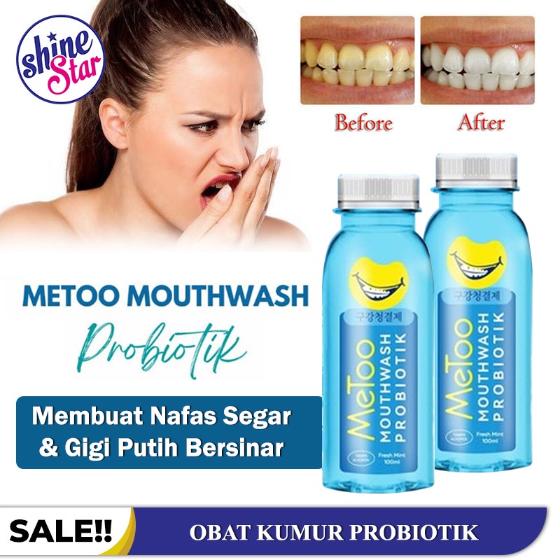 SHINE STAR - [READY STOCK] METOO OBAT KUMUR PROBIOTIK NAFAS SEGAR 100ML