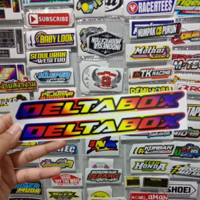 Sticker printing DELTABOX BAKAR