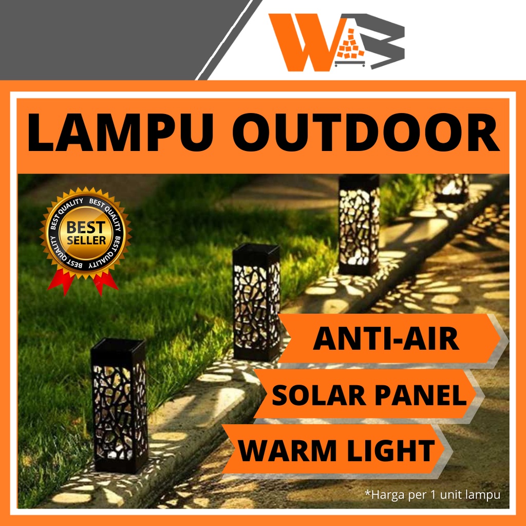 COD Lampu Outdoor Solar Cell  Lampu Taman Tenaga Surya Tenaga Matahari Tancap Dekorasi Taman C90