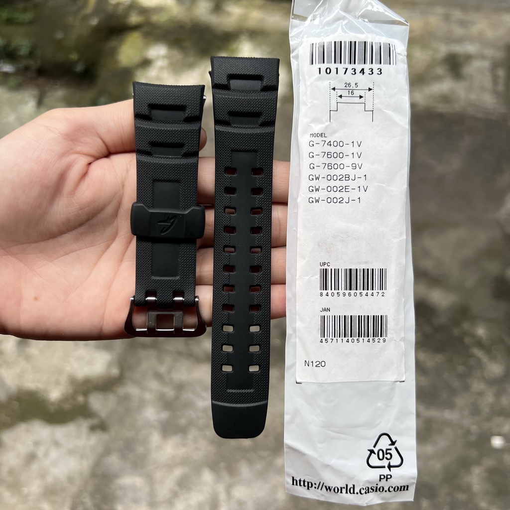Strap tali jam tangan casio g-shock G-7400 G-7600 band G 7600 G 7400