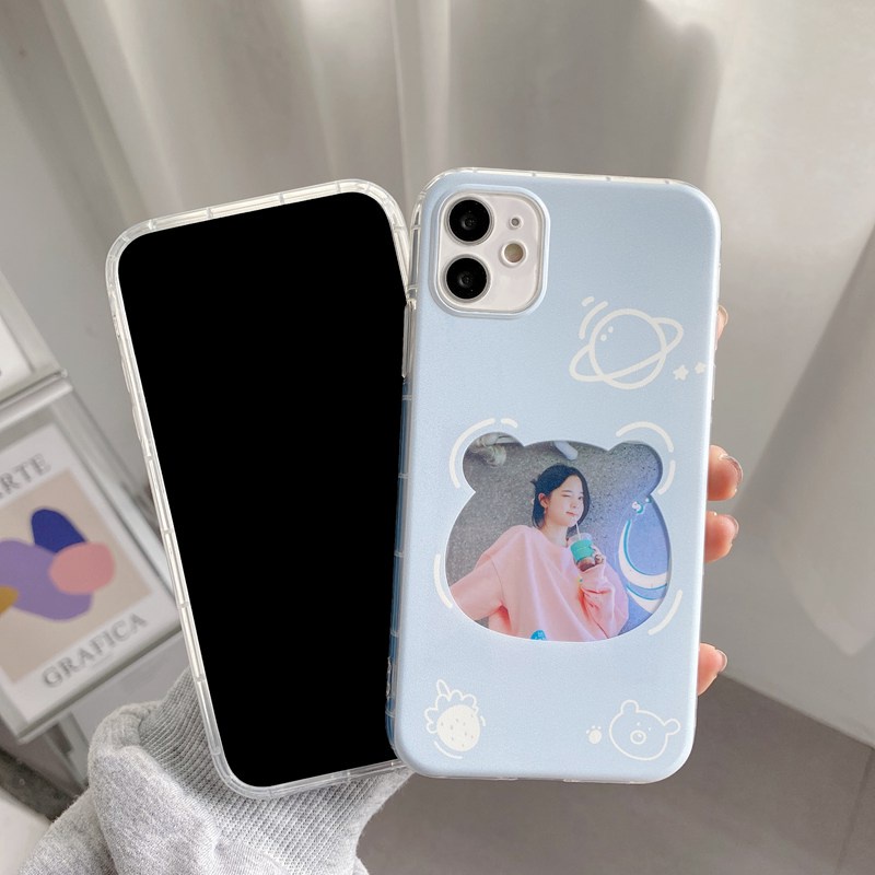 Kopul Casing OPPO A57 A3S A31 A5 A9 A7 A5S A15S A12 A11K A5 A76 A33 F9 A52 A92 F11 Pro A16 A54 A74 A95 A96 A36 A39 F1S F3 F5 A83 A55 A37 Neo 9 A71 A16K A16E F7 A1K F9 Pro Beruang Biru Kasus Lembut