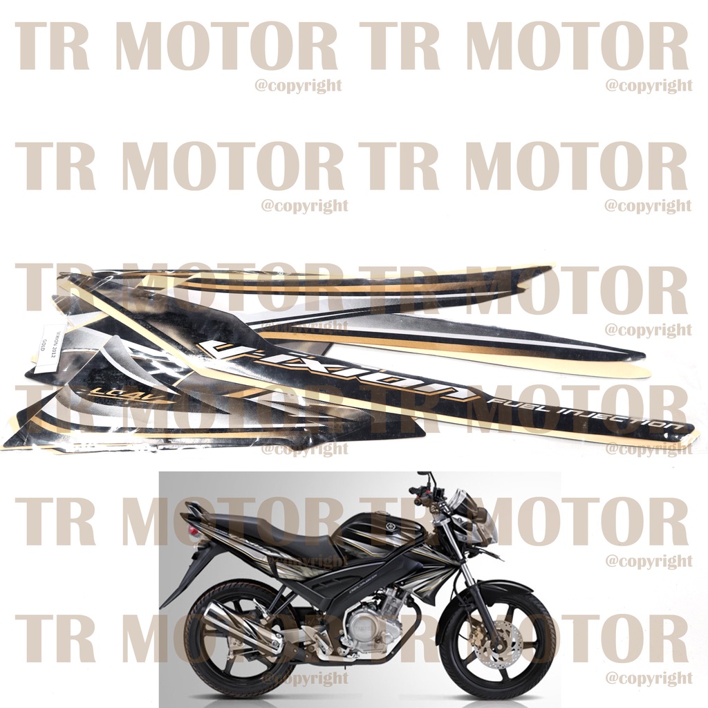 Stiker Motor Vixion 2011 Sticker Striping Full Set Body Motor