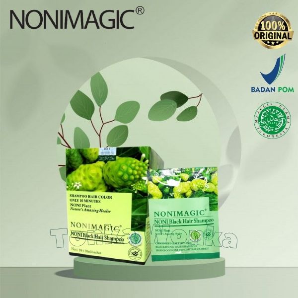 Noni Magic Black Hair Shampoo Noni Black Original BPOM