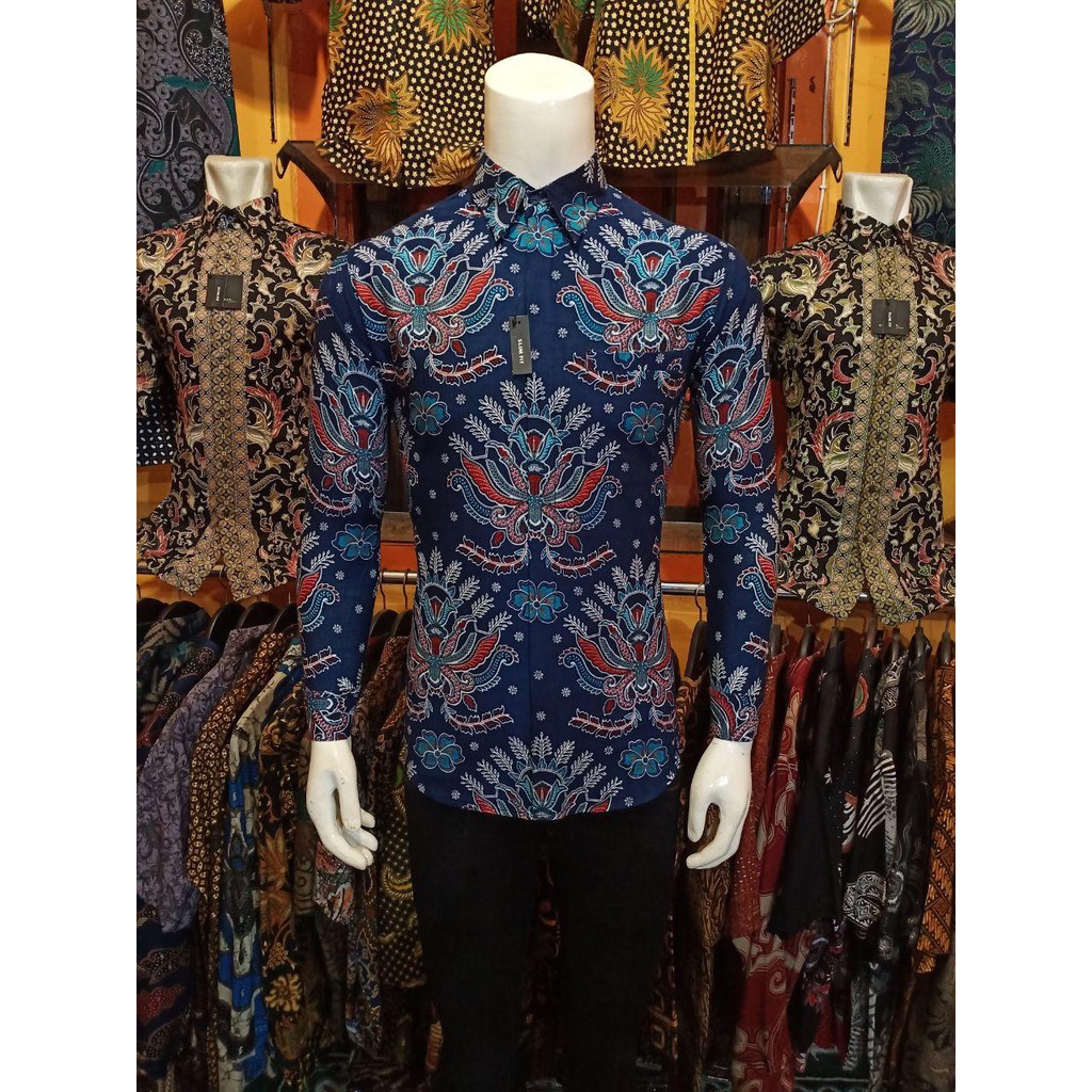 Kemeja Batik  Pria Lengan  Panjang  seragam  batik  pekalongan 
