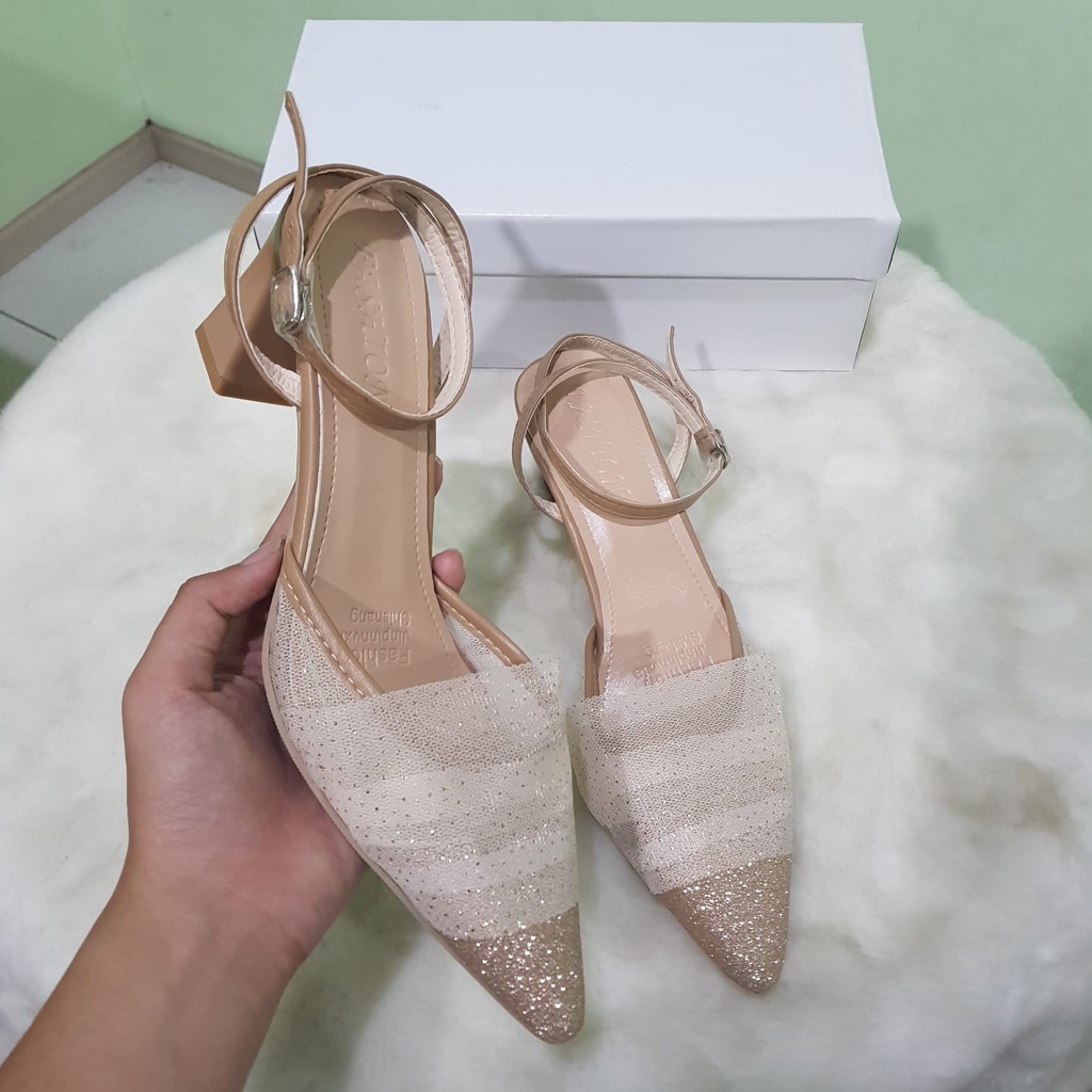 [✅BISA COD] Sandal Wanita Import Blink Heels