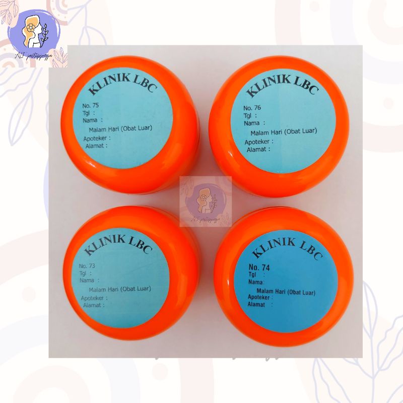 Krim Malam Jerawat LBC No 73, 74, 75, 76