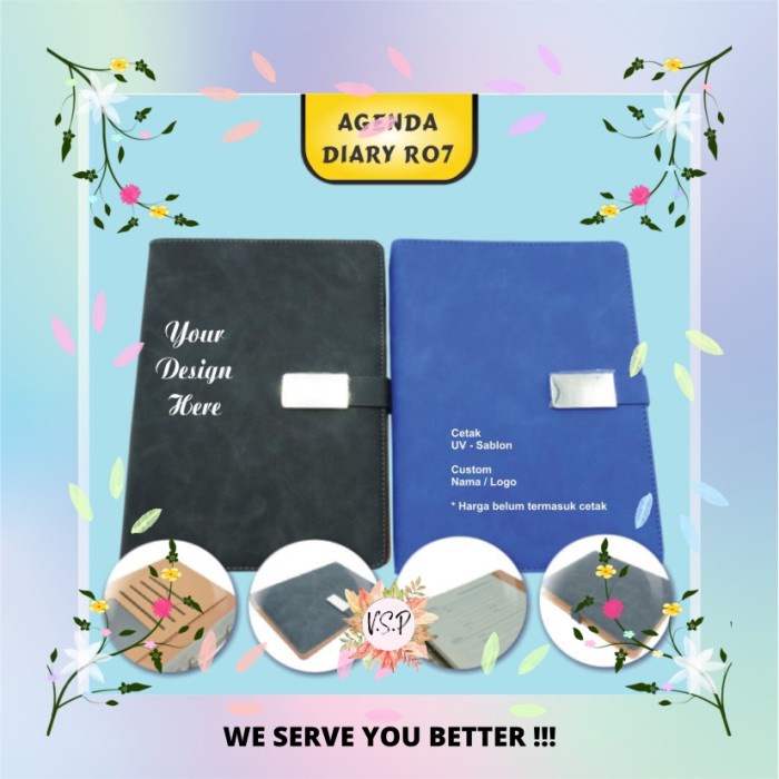 

Agenda & Planner Jurnal Diary AR 07 / Souvenir Notebook Hard Cover