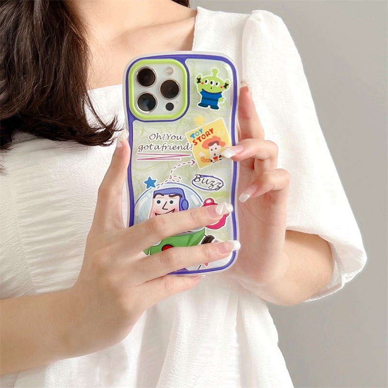 Casing Silikon tpu Motif Toy Story Untuk Iphone 11 12 13PROMAX X XS XR XSMAX 6 / 7 / 8 plus