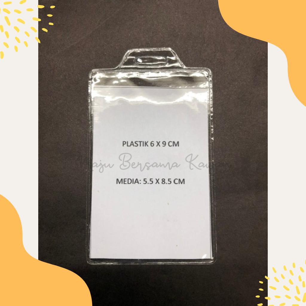 

Plastik Cover ID Card / Plastik Kartu Panitia / Plastik Name Tag Ukuran 6x9 Potrait (1 Pack)