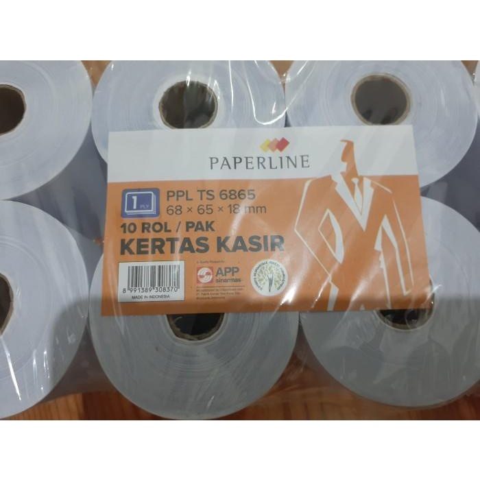 

Termal | Kertas Kasir Telstruk 68 X 65 X 18 Mm Paperline (10 Roll)