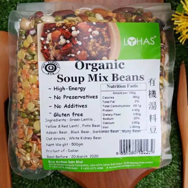 

Organic Soup Mix Bean