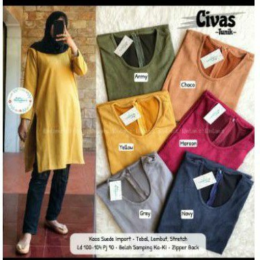 CIVAS TUNIK BY KINTAN / SUEDE