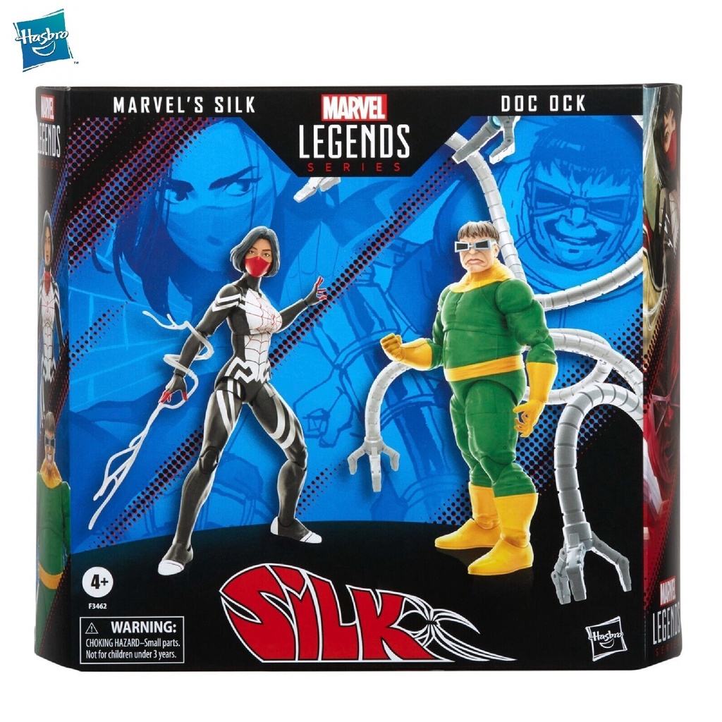 MARVEL Legends Series 60th Anniversary Spider-Man Marvel's Silk and Doctor Octopus 2-Pack Figure