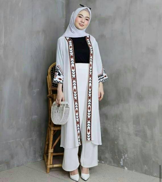 CARDI DAUN */ CARDI OUTER WANITA / BORDIR ETNIK BOHEMIAN CARDIGAN  / CARDIGAN