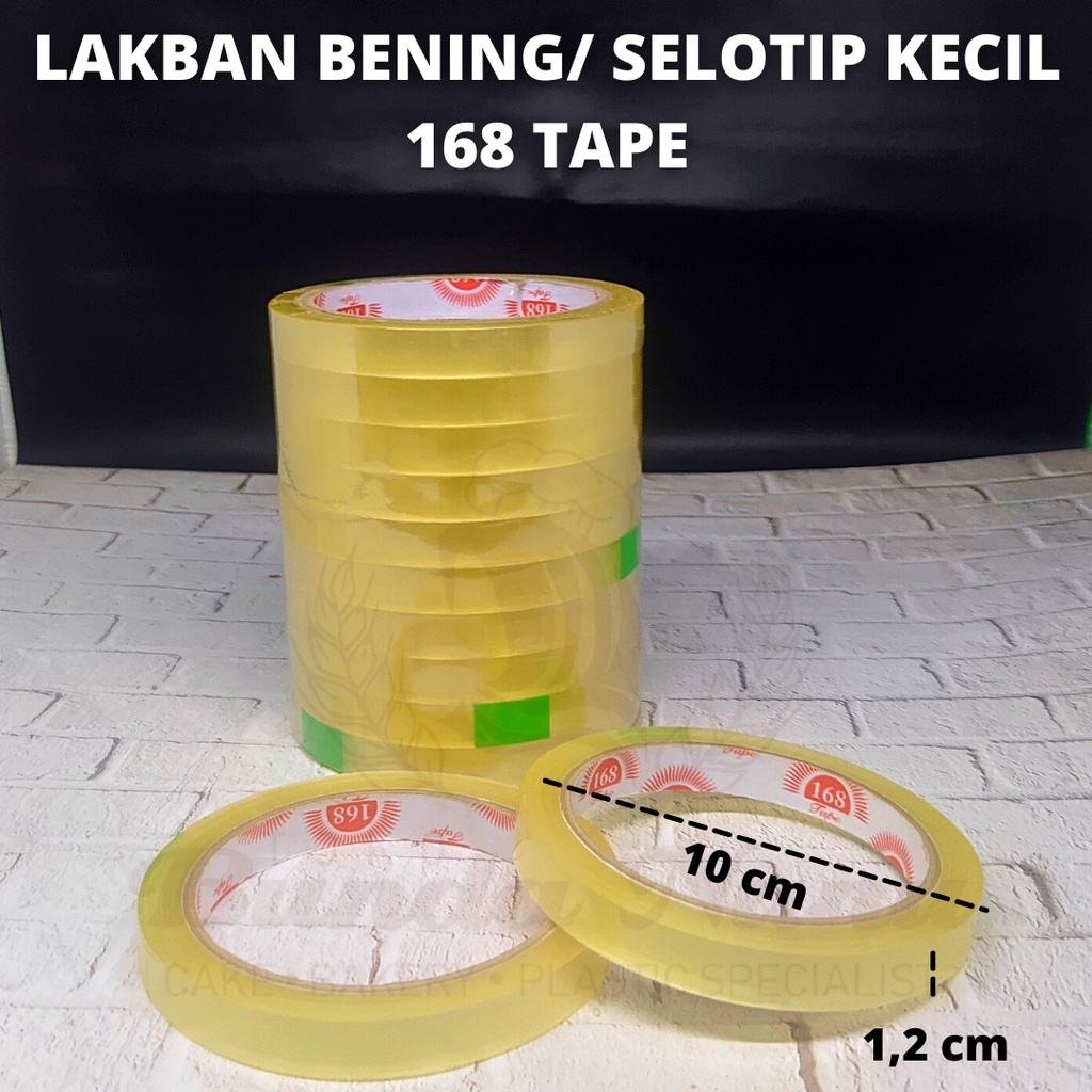 

Lakban Bening Selotip Solasi Kertas Kecil
