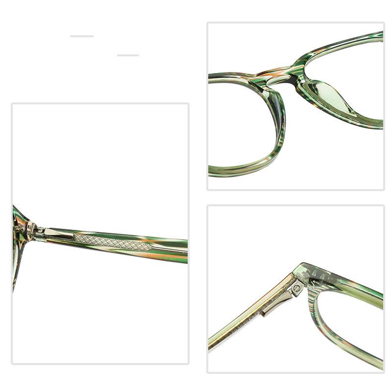 【YUZHU】COD TR90 Striped Glasses Frame Kacamata Komputer Anti Biru