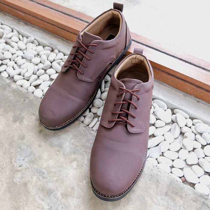 JAVIER BROWN |ManNeedMe x Zensa| Sepatu Vintage Pria | Pantofel Pria