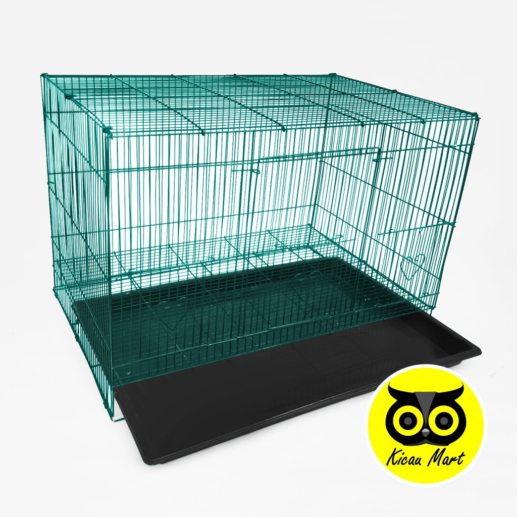 KANDANG KUCING BESI LIPAT SIZE M MEDIUM U/ KELINCI / SUGAR GLIDER / KITTEN / HAMSTER PET CAGE KDMDM-TOSCA