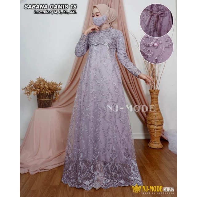 COD REALPICT GAMIS TULLE/GAMIS PURPLE/GAMIS PESTA MODERN