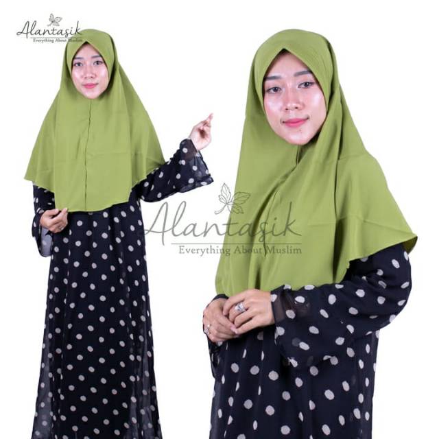 Alantasik-pet antem uji/ simple pet  / jilbab wolfis/ khimar simple/ R.25