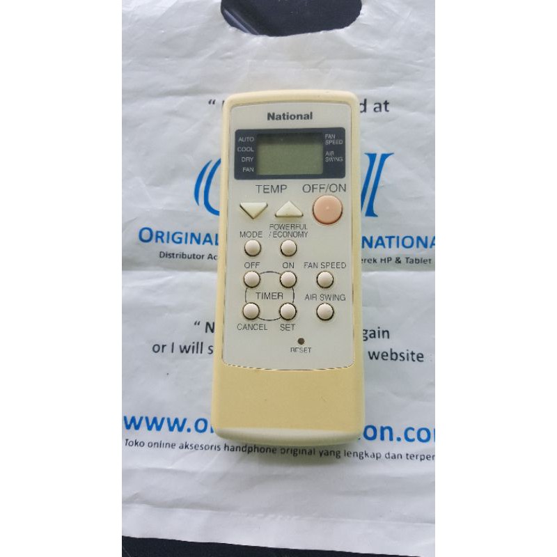 REMOT REMOTE AC NATIONAL A75C2347 ORIGINAL