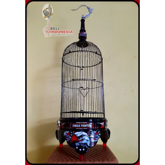 KANDANG PLECI FULLSET HELOPET TEBOK ORIGINAL PVC TEBAL SEMOK MOTIF PILIH SUKA SUKA