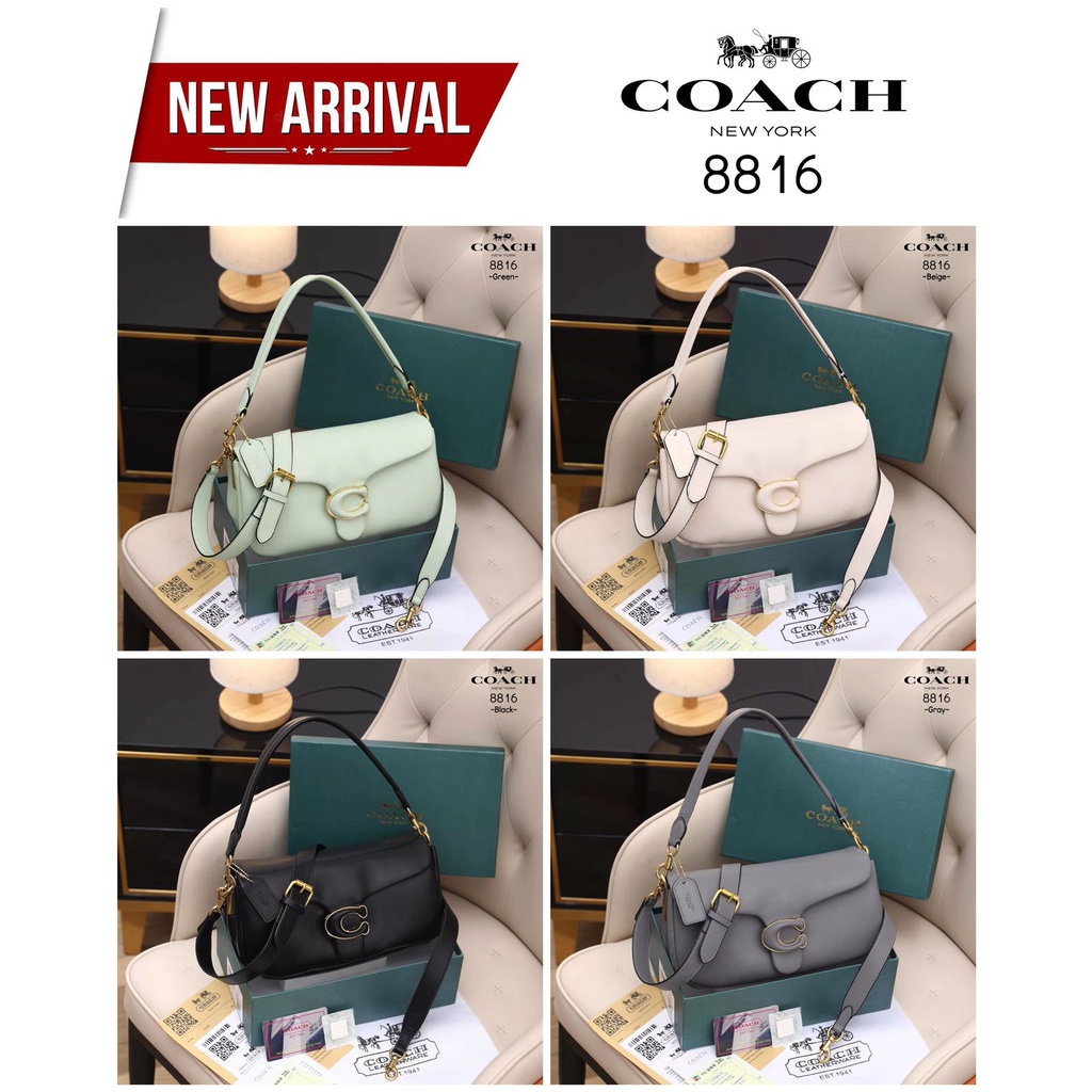 Co'ach Pillow Tabby 26 Ivory Shoulder Bag #8816 Like Ori (Tas Wanita) #11