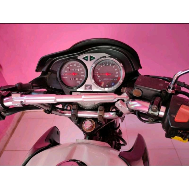 palang stir, palang stang, stabiliser stir bahan kuat full besi CB GL PCX megapro tiger