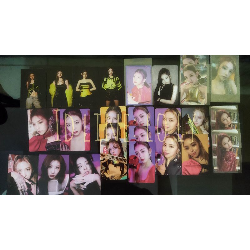 ITZY GUESS WHO Photocard Hidden Card Yeji Lia Ryujin Yuna
